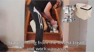 How To Sand  Stain  Finish  Oak Staircase  Ask Questions amp Leave Comments Ep62 [upl. by Wandy]