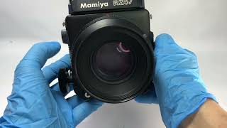 ◎Now on sale◎ Exc5 Mamiya RZ67 Professional Sekor Z 110mm f28 120 Filmback JAPAN  240805300821 [upl. by Eilyac]