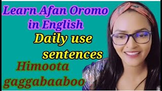 Learn Afan Oromo Learn Afan Oromo in Amharic Oromo LanguageOromo Kemo Tube [upl. by Sheelah]