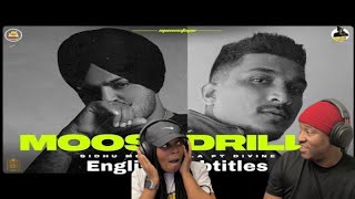 Sidhu Moose Wala Ft Divine The Kidd  MooseDrilla REACTION [upl. by Colleen551]