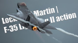 Lockheed Martin F 35 Lightning II action [upl. by Sirotek823]