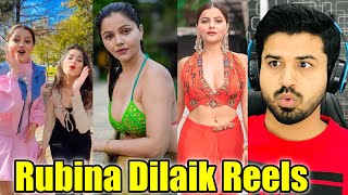 Reacting to Rubina Dilaik Dance Reels😍  khatron ke khiladi 12  kkk12 [upl. by Onitrof998]