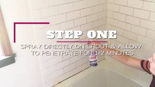 How To Get LikeNew Grout with TECH Grout Cleaner [upl. by Enelehcim907]