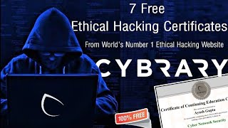 Cybrary Free Ethical Hacking Certificate Top Ethical Hacking Certificate free certificate [upl. by Niassuh]