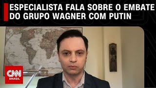 Especialista fala sobre o embate do Grupo Wagner com Putin  LIVE CNN [upl. by Suivatna]