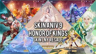 NIAT BANGET SKIN ANNIVERSARY 9 BARU DAN RESALE SKIN LNY LIXIN  WUKONG RESALES HONOR OF KINGS [upl. by Elly]