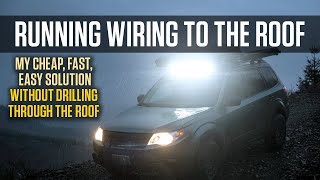 An Easy Reconfigurable Way to Get Wiring to the Roof [upl. by Goff624]