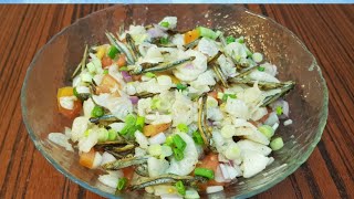 LABANOS SALAD WITH DILIS RECIPE [upl. by Myrah]