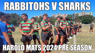 Rabbitohs v Sharks Harold Matthews Cup 2024 Pre Season [upl. by Andeee901]