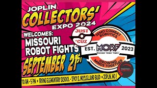 MORFSEMO Combat Robotics at Joplin Expo [upl. by Eivol249]