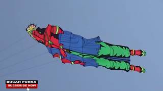 Layanglayang 2D Cilacap kite festival 2018 [upl. by Pembrook]