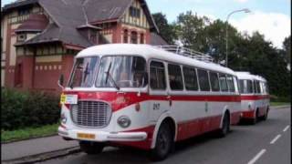 Historické autobusy Ostrava  Historic buses Ostrava [upl. by Shelby]