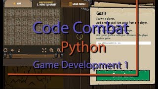 CodeCombat Heros Journey Level 3 Python Game Development Tutorial [upl. by Galvan]