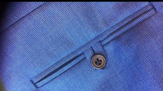 How to make a welt pocket for trousers and jackets  ndifon ntui [upl. by Akers]