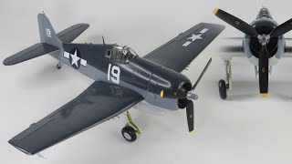 F6F Hellcat 172 preassembled model unboxing amp very detailed review [upl. by Enyallij64]