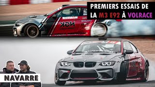 PREMIER ESSAIS DE LA M3 E92 A VOLRACE [upl. by Nonnahs]