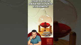 Louis Pasteur SwanNeck Flask Experiment  Evolution  BIOLOGY FOR NEETUG EXAM  neet biology [upl. by Suoivart]