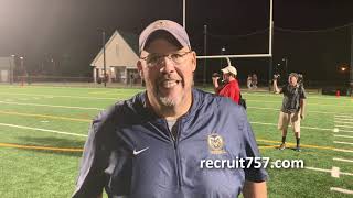 Lafayette Head Coach Andy Linn after a 330 shutout of Goochland [upl. by Aneelas]