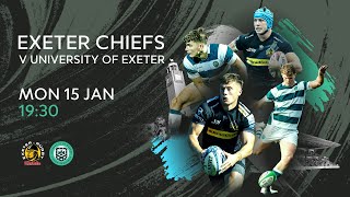 Exeter Chiefs Vs University Of Exeter  Kick Off 730pm [upl. by Sax]