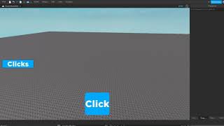 NEW CLICKING BUTTON TUTORIAL  Scripts in Desc  Roblox Studio [upl. by Nirret]