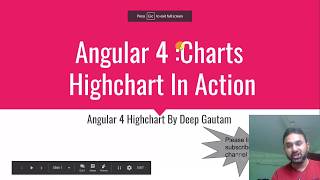 How to use highcharts in Angular 4 [upl. by Ulrika631]