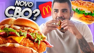 PROVEI O NOVO CBO DO MCDONALDS  MCCRISPY CHICKEN LEGEND [upl. by Standing390]