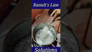 Raoults law experiment shorts [upl. by Hubsher]