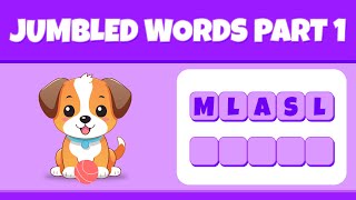 Jumbled Words I Jumbled words game  Game for Kids  Word Challenge I Jumbled words and sentences [upl. by Mello795]