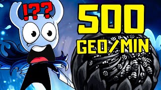 Como Farmear 500 DE GEO POR MINUTO en Hollow Knight [upl. by Yerahcaz]