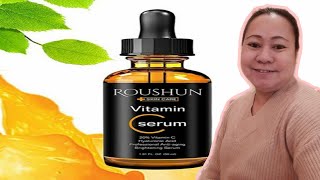 ROUSHUN VITAMIN C SERUM by grace c gallardo [upl. by Ellehctim]