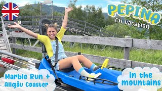 🚠 Marble run toboggan run and gondola 🔍 Pepina in the mountains ⛰️ Oberstdorf  Allgäu Coaster [upl. by Sherrill]