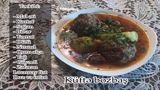 Küftə bozbaş resepti [upl. by Willette171]