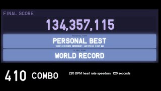 220 BPM heart rate speedrun  four wide blitz world record [upl. by Aivartal]