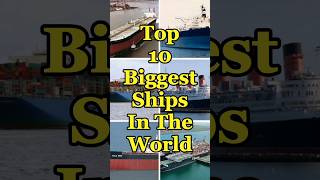 Top 10 Biggest Ships In The World [upl. by Ellirehs]