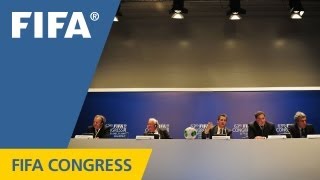 REPLAY FIFA Congress 2013  FIFA Chairmen Committee Press Conference [upl. by Aisauqal]