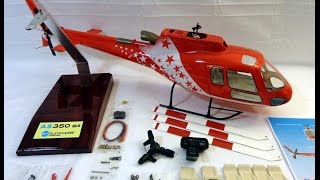 AS350 Eurocopter True Scale Step by Step Build Video Part 1 [upl. by Lertnahs]