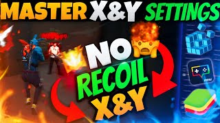 Best SECRET X And Y Sensitivity Settings For No Recoil XampY Free Fire PC  Bluestacks 5  Msi 5 [upl. by Madai]