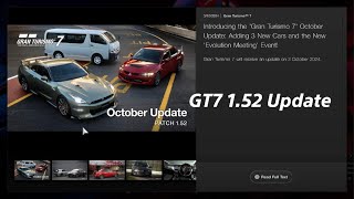 152 update  Nissan GTR Tspec 24 etc  Gran Turismo 7 PS5 [upl. by Sindee440]