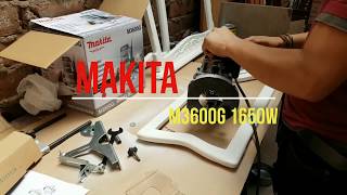 MAKITA ROUTER M3600G DE 1650w FRESADORA PRIMER USO TEST [upl. by Savdeep]