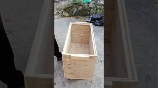 Caja de almacenamiento fácil rápido y económico woodworking cajas almacenamiento baul diy fyp [upl. by Avictor588]