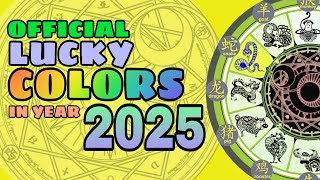 LUCKY COLOR IN 2025  Swerteng kulay sa year 2025 at YEAR OF THE WOOD SNAKE Philippines [upl. by Trovillion]