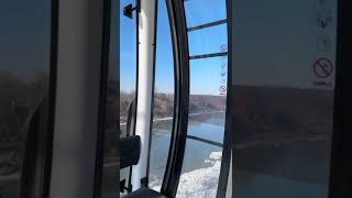 North Korean and South Korean border  DMZ captured by Dr Athar from cable car dmz southkorea [upl. by Lucho944]