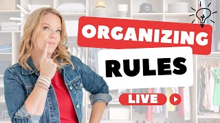 6 CRITICAL Organizing Rules for a Functional Home [upl. by Salomone87]