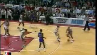 Bulls vs Knicks 1989 Playoffs Game 6 Jordan 40pts10asts [upl. by Arhsub]