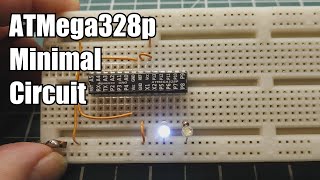 Build a Barebones ATMega328p Microcontroller Circuit  Forth [upl. by Tedi]