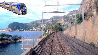 ★ 4K 🇮🇹 Ventimiglia  🇲🇨 Monaco  🇫🇷 Grasse cab ride on the French riviera 092022 [upl. by Ardnasal588]