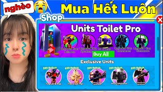 Toilet Tower Defense Mình Mua Tất Cả Unit Trong Cửa Hàng Phá Đảo Chế Độ Kinh Hoàng [upl. by Dorothy]