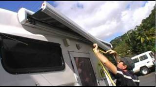 Repairing a Motor Home awning [upl. by Nyladnek]