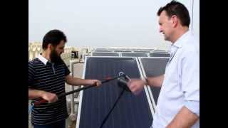 Solar Panel Cleaning Training 2  Choosing the Correct Water Fed Brush [upl. by Murrah]