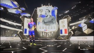 Omg i packed Toty icon Ribery in the elite toty pack [upl. by Namyl38]